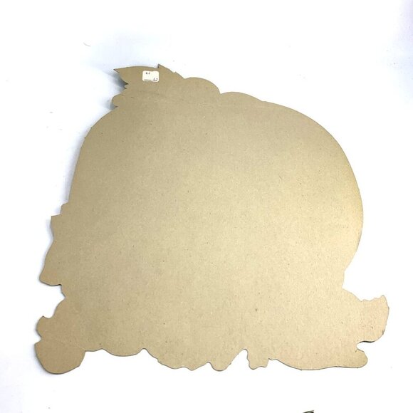 Pumpkin Corn Die Cut Pumpkin Fall Autumn Decor lot of 2 Vintage 13" FLAW - Picture 3 of 6